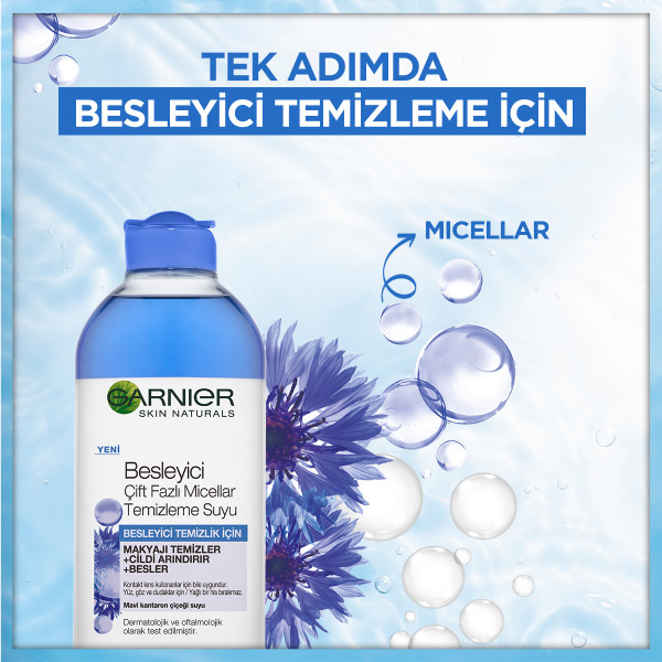 Garnier Besleyici Çift Fazlı Micellar Temizleme Suyu 400 Ml - 6
