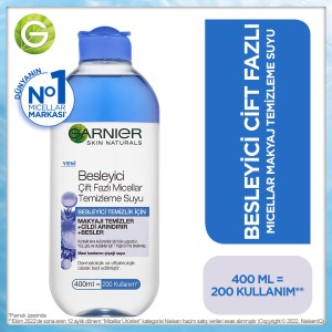 Garnier Besleyici Çift Fazlı Micellar Temizleme Suyu 400 Ml - 3