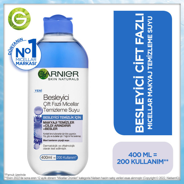 Garnier Besleyici Çift Fazlı Micellar Temizleme Suyu 400 Ml - 3