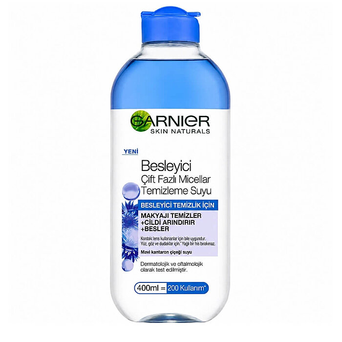 Garnier Besleyici Çift Fazlı Micellar Temizleme Suyu 400 Ml - 1