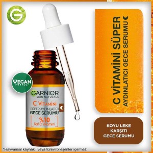 Garnier C Vitamini Süper Aydınlatıcı Gece Serumu 30 Ml - 2