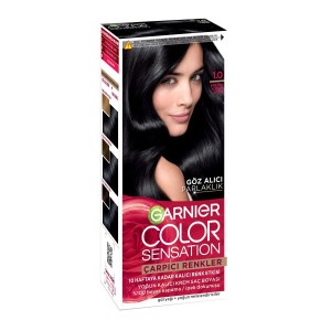 Garnier Çarpıcı Renkler Saç Boyası 1 Ekstra Yoğun Siyah - Garnier Saç Boyası