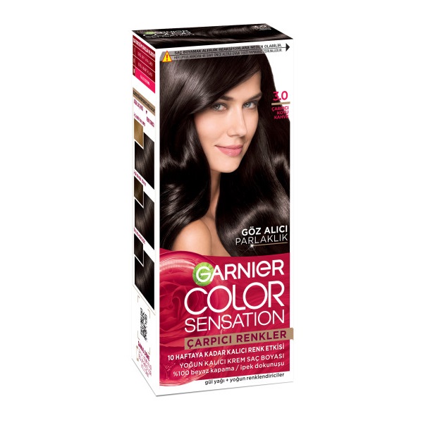 Garnier Çarpıcı Renkler Saç Boyası 3 Çarpıcı Koyu Kahve - 1