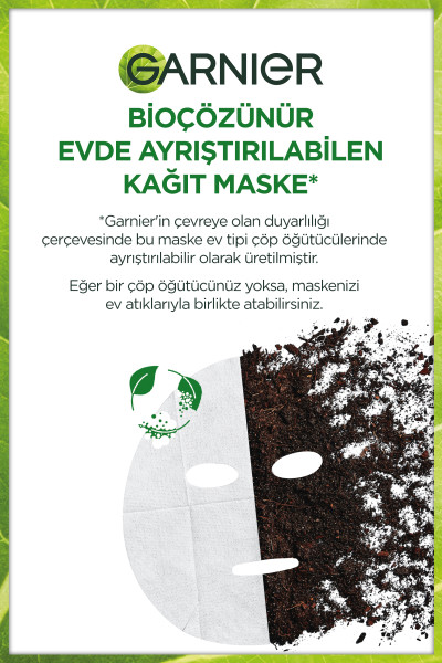 Garnier Hyaluronik Aloe Temizleyici Kağıt Yüz Maskesi - 7