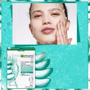 Garnier Hyaluronik Aloe Temizleyici Kağıt Yüz Maskesi - 6