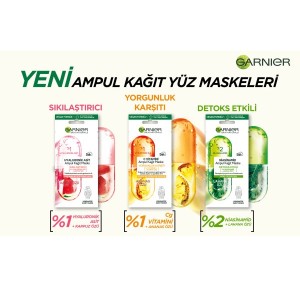 Garnier Hyaluronik Asit Sıkılaştırıcı Ampul Kağıt Yüz Maskesi 15 Gr - 8