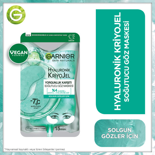 Garnier Hyaluronik Kriyojel Soğutucu Göz Maskesi 5 Gr - 3