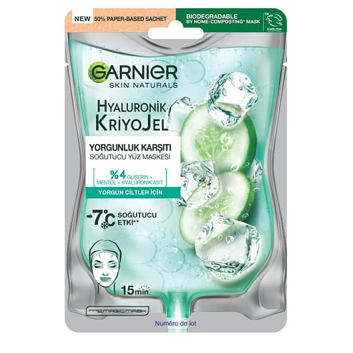 Garnier Hyaluronik Kriyojel Soğutucu Yüz Maskesi 27 Gr - 1