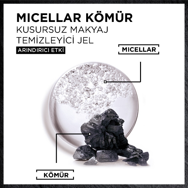 Garnier Micellar Kömür Kusursuz Makyaj Temizleyici Jel 400 ML - 6