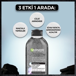 Garnier Micellar Kömür Kusursuz Makyaj Temizleyici Jel 400 ML - 4