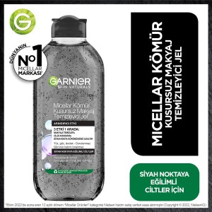 Garnier Micellar Kömür Kusursuz Makyaj Temizleyici Jel 400 ML - 3