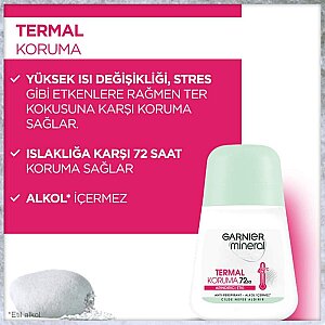Garnier Mineral Termal Koruma Kadın Roll-On 50 Ml - 2