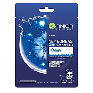 Garnier Nem Bombası Gece Kağıt Yüz Maskesi - Garnier Cilt