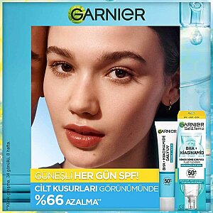 Garnier Saf ve Temiz BHA Niasinamid Günlük Güneş Koruyucu Fluid Yüz Kremi SPF50+ 40 Ml - 2