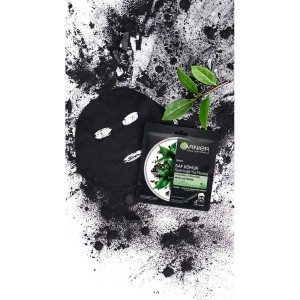 Garnier Skin Naturals Kömürlü Kağıt Yüz Maskesi Siyah Çay - 5