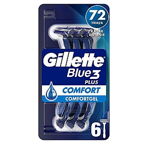 Gillette Blue 3 Comfort Kullan At Tıraş Bıçağı 6'lı - Gillette