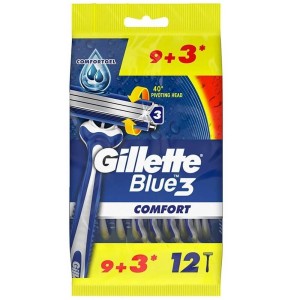 Gillette Blue 3 Comfort Kullan At Tıraş Bıçağı 9+3'lü - Gillette