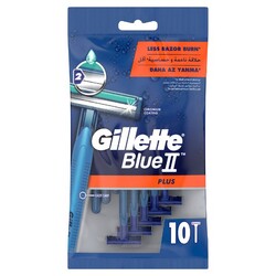 Gillette Blue II Plus Kullan At Tıraş Bıçağı 10'lu - 3