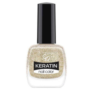 Golden Rose Keratin Nail Color Glitter No:403 