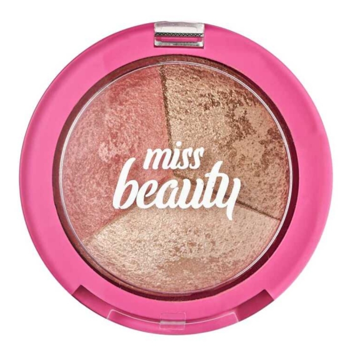 Golden Rose Miss Beauty Trio Glow Baked - 1