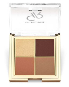 Golden Rose Quattro Eyeshadow Palette No:06 Sunset Date 