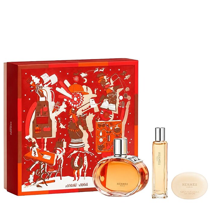 Hermes Barenia Pleine Fleur Kadın Parfüm Edp 100 Ml + Edp 15 Ml + Soap 25 Gr Set - 1