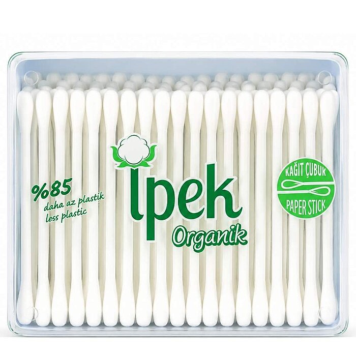 İpek Organik Kulak Temizleme Pamuğu 200'lü - 1