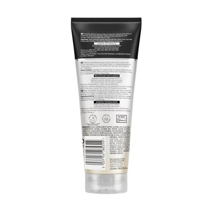 John Frieda Profiller + For Fine Şampuan 250 Ml - 2