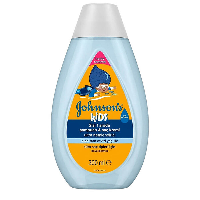 Johnson's Baby Kids 2'si 1 Arada Şampuan&Saç Kremi 300 Ml - 1