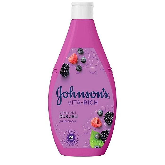 Johnsons Vita-Rich Duş Jeli Ahududu Özlü Yenileyici 400 Ml - 1