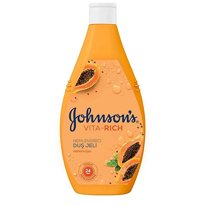 Johnsons Vita-Rich Duş Jeli Papaya Özlü Nemlendirici 400 Ml - 1