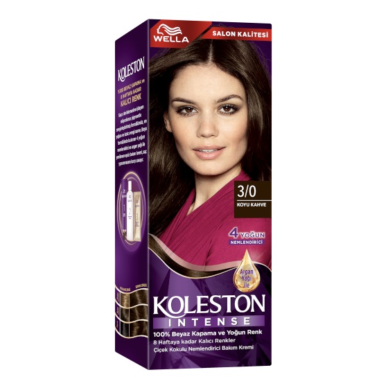 Koleston Intense Saç Boyası 3/0 Koyu Kahve - 1