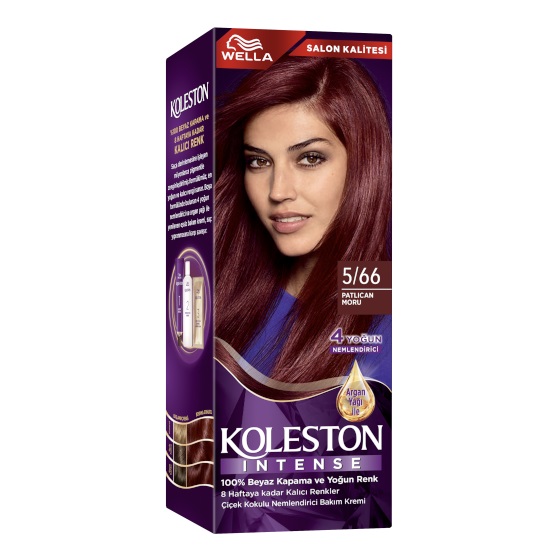 Koleston Intense Saç Boyası 5/66 Patlıcan Moru - 1