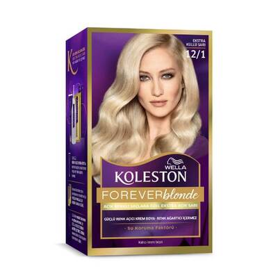 Koleston Kit Saç Boyası 12 1 Küllü Sarı - 1