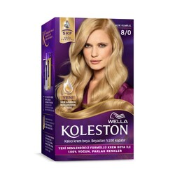 Koleston Kit Saç Boyası 8 0 Açık Kumral - Koleston