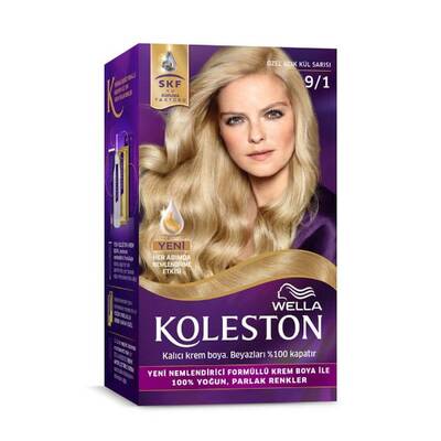 Koleston Kit Saç Boyası 9 1 Özel Açık Kül Sarısı - 1