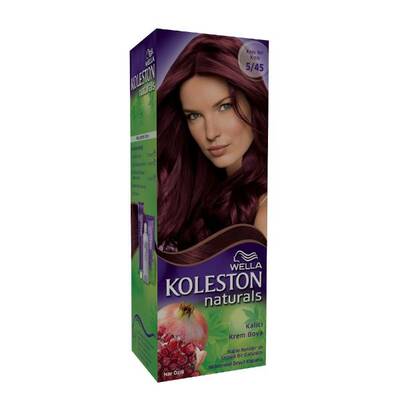 Koleston Naturals Saç Boyası 5 45 Koyu Nar Kızılı - 1