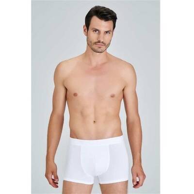 Kom Tight Short 2'li Beyaz - 1