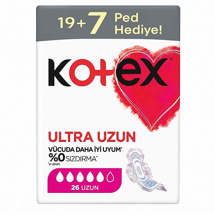 Kotex Ultra Dev Ekonomik Uzun 26'lı - 1
