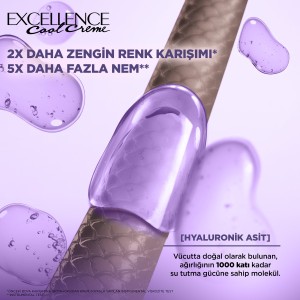 L'Oréal Paris Excellence Cool Creme 8.11 Ekstra Küllü Sarı Saç Boyası - 5