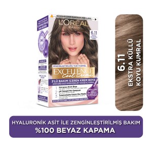 L'Oréal Paris Excellence Cool Creme 6.11 Ekstra Küllü Koyu Kumral Saç Boyası - Loreal Paris Excellence