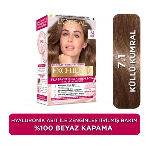 L'Oréal Paris Excellence Creme 7.1 Küllü Kumral Saç Boyası - Loreal Paris Excellence