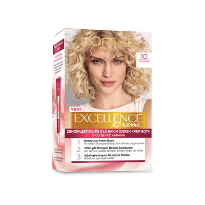 L'Oréal Paris Excellence Creme Saç Boyası 10 Açık Sarı - 2