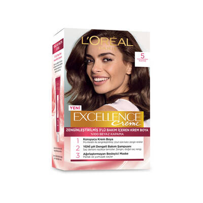 L'Oréal Paris Excellence Creme Saç Boyası 5 Kahve - 3