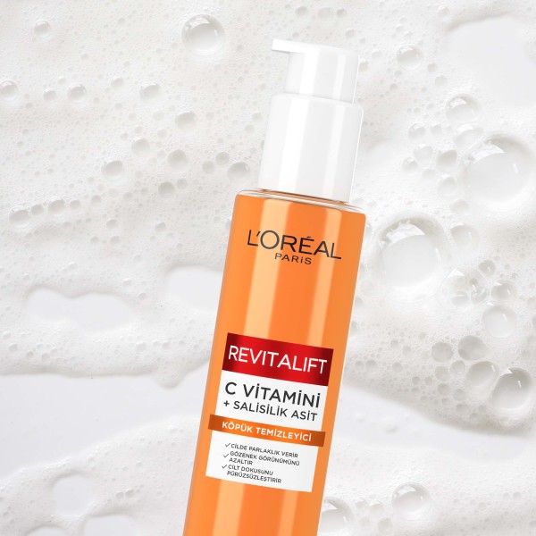 L'Oréal Paris Revitalift Clinical [C vitamini + Salisilik Asit] Gözenek Karşıtı, Aydınlatıcı Temizleme Jeli 150 Ml - 3