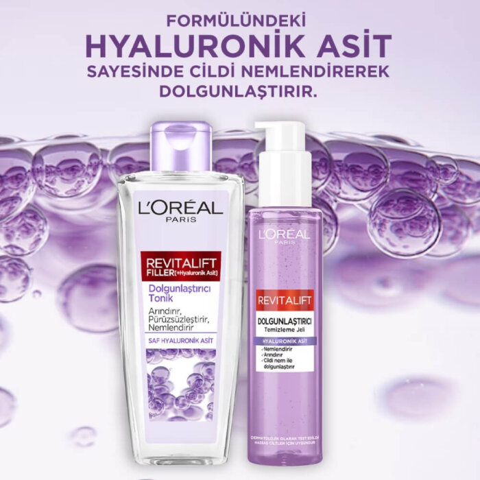 L'Oréal Paris Revitalift Filler Dolgunlaştıcı Hyaluronik Asit Temizleme Jeli 150 Ml - 3