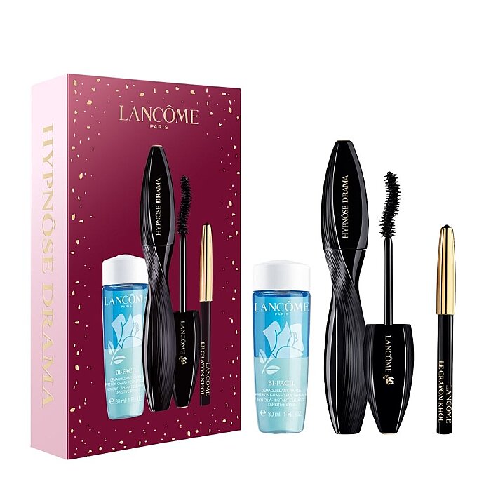 Lancome Hypnose Drama Mascara + Mini Khol + Bi-Facil Cleanser 30 Ml Set - 1
