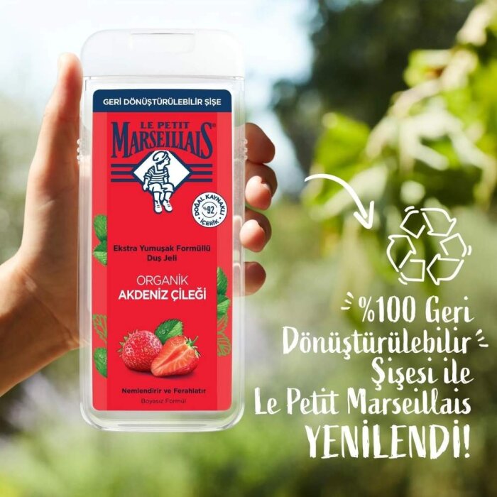 Le Petit Marseillais Akdeniz Çileği Duş Jeli 400 Ml - 3