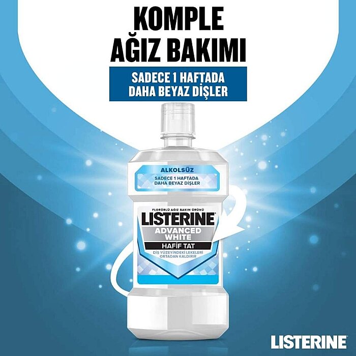 Listerine Advanced White Ağız Suyu 500 Ml - 2
