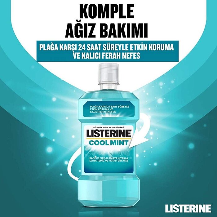 Listerine Cool Mint Ağız Suyu 1000ml - 2